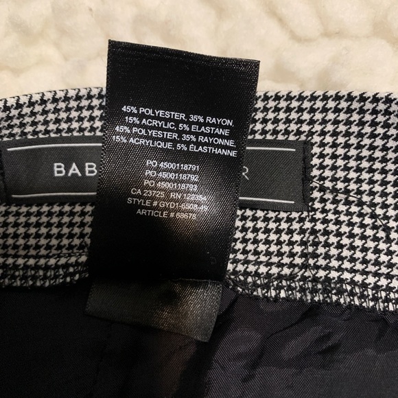 Babaton Atelier Houndstooth Check Conan Crop Pant, size 6 - Picture 8 of 11